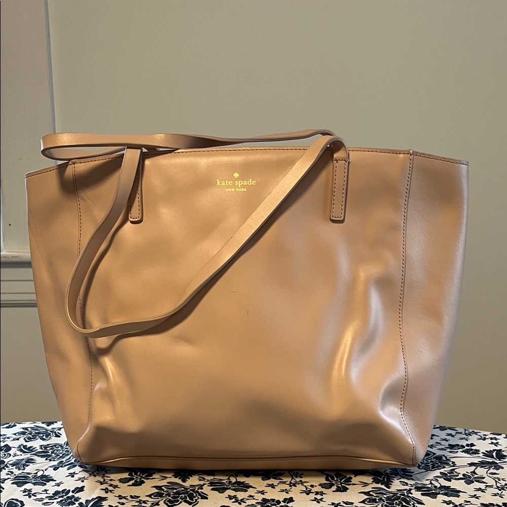 Blush Kate Spade Leather Tote